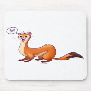 POP GOES THE WEASEL von Jeff Willis Art Mousepad