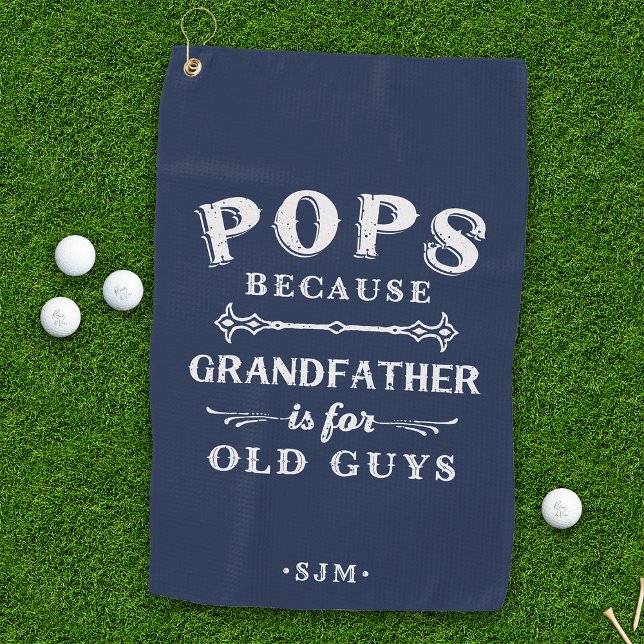 Pop | Großvater ist für alte Typ Golfhandtuch (Von Creator hochgeladen)