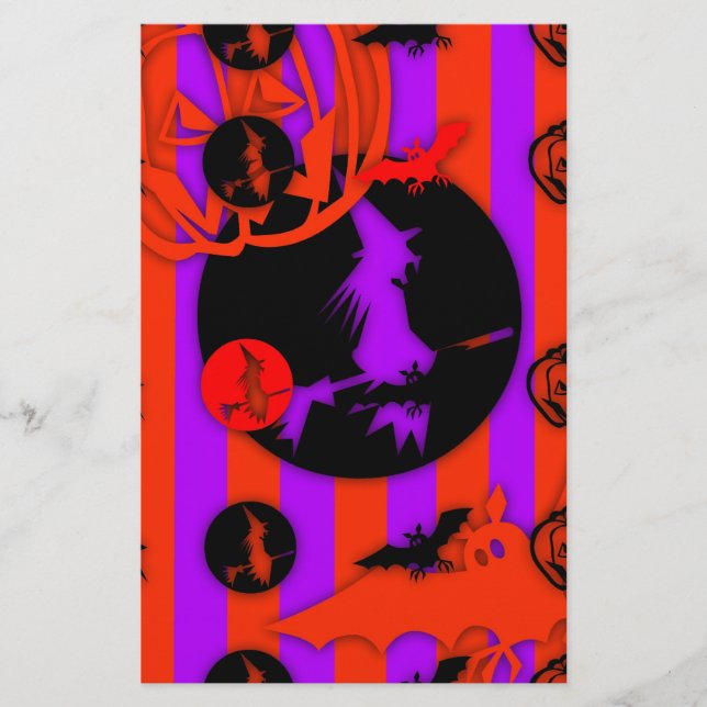 Pop Halloween Stationery Briefpapier (Vorderseite)