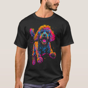 Pop Happy Poodle Dog T-Shirt