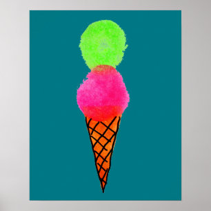 Pop Icecream Poster