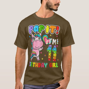Pop Ich bin 11 Jahre alt 11. Geburtstag Einhornmäd T-Shirt