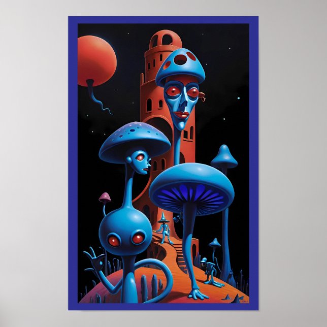 Pop in einen psychedelischen Traum Poster (Vorne)