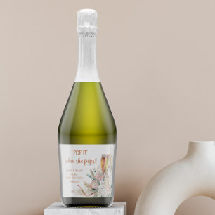 Pop It Baby Shower Boho Pampas grass Floral