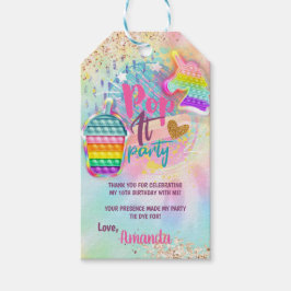 Pop It Bubble Fidget Toy Geschenkanhänger