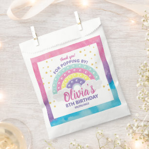 Pop It Fidget Geburtstagsparty Geschenktütchen