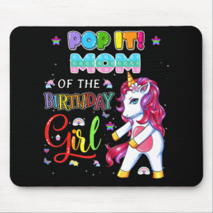 Pop IT Mama der GeburtstagsGirl Fidget Familienmat Mousepad