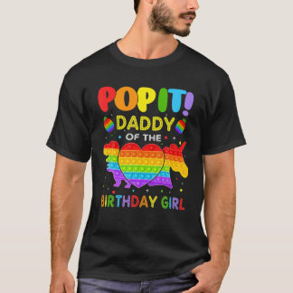Pop IT Mama der Geburtstagskinderfamilie Fidget Ki T-Shirt