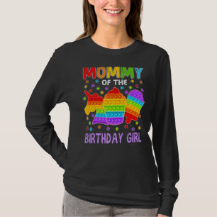 Pop It Mommy of the Birthday Girl Fidget Kinderfam T-Shirt