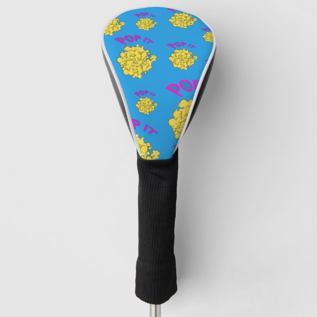 Pop it Popcorn Golf Head Cover Design Headcover (Vorderseite)