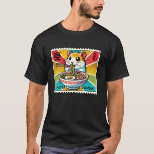 Pop japanische Kunst Nudel Postage Stempel Süße Ha T-Shirt