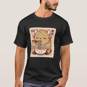 Pop japanische Kunst Postage Stamp Nudeln Süße Bis T-Shirt