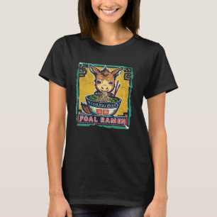 Pop Japanischer Art Noodle Lover Niedlicher Donkey T-Shirt
