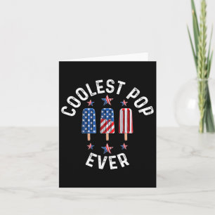Pop je Eiscreme Amerika 4. Juli Karte