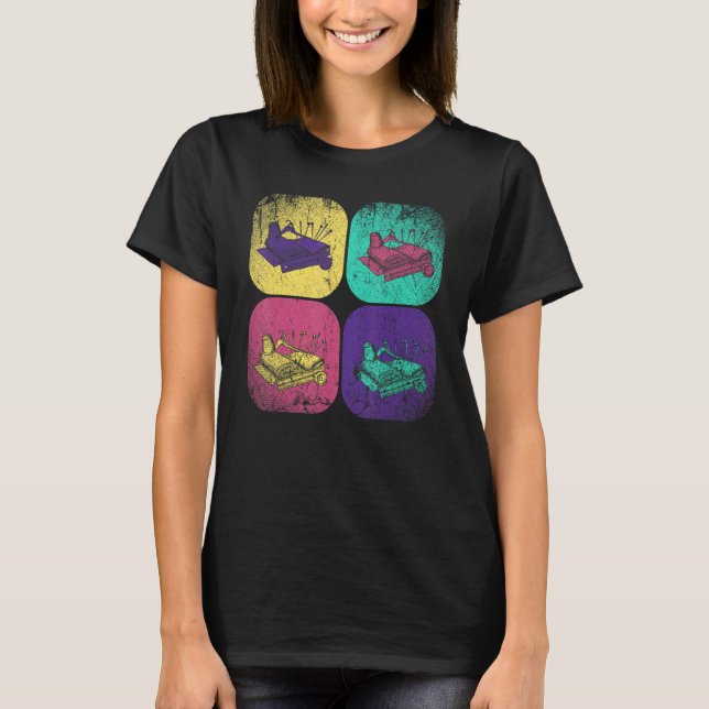 Pop-Kanalisationsquilternähen Quiltgewebe T-Shirt (Vorderseite)