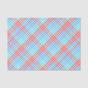 Pop, klein, Kariert Seidenpapier