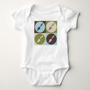 Pop-Kunst-Archäologie Baby Strampler