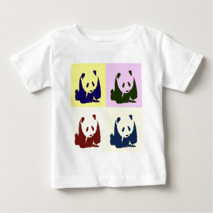 Pop-Kunst-Baby-Pandas Baby T-shirt