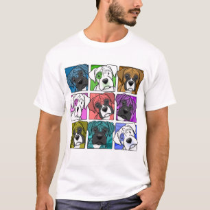 Pop-Kunst-Boxer T-Shirt