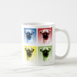 Pop-Kunst Brüssels Griffon Tasse