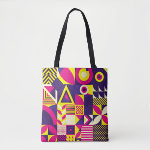 Pop Kunst, bunte geometrische Formen.