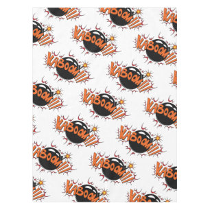 Pop-Kunst-Comic-Art KaBoom! Tischdecke