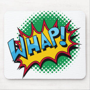 Pop-Kunst-Comic-Art Whap! Mousepad
