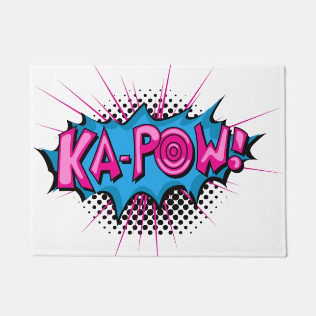 Pop-Kunst-Comic Ka-Kriegsgefangen! Fußmatte (Vorderseite)