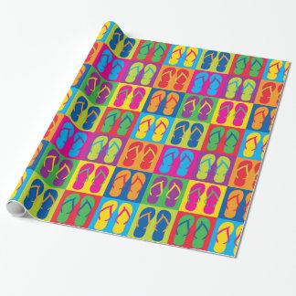 Pop-Kunst drehen Reinfälle um Geschenkpapier