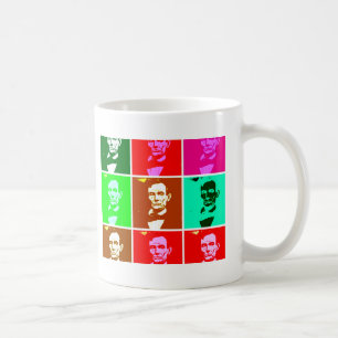 Pop-Kunst .esque Abraham Lincoln Tasse