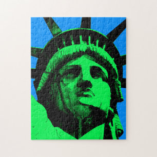 Pop-Kunst-Freiheitsstatue Puzzle