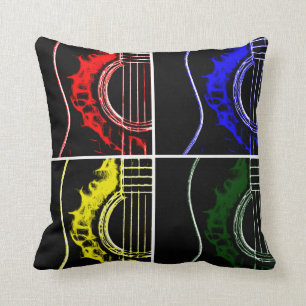 Pop-Kunst-Gitarren Kissen