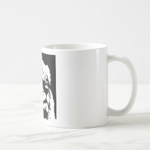 Pop-Kunst in Schwarz-Weiß Kaffeetasse