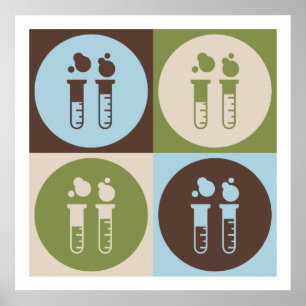 Pop-Kunst-Industriechemie Poster