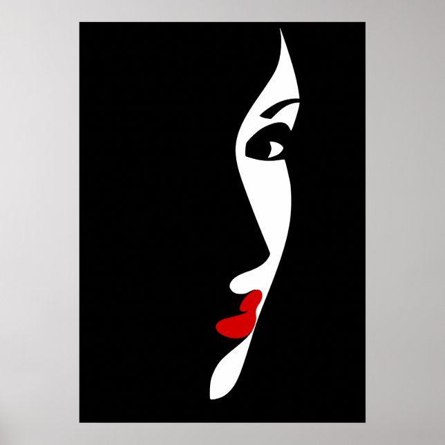 Pop Kunst Inspiriert Mode Frau 5 Poster (Vorne)