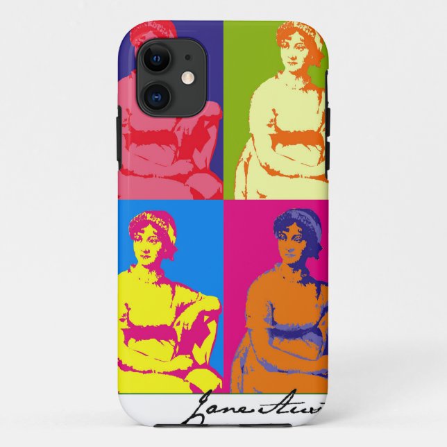 Pop-Kunst Janes Austen Case-Mate iPhone Hülle (Rückseite)