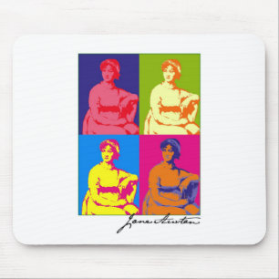 Pop-Kunst Janes Austen Mousepad
