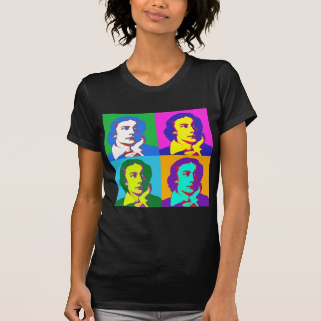 Pop-Kunst Johns Keats T-Shirt (Vorderseite)