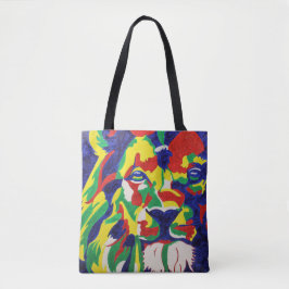 Pop-Kunst-Löwe-Tasche