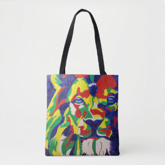 Pop-Kunst-Löwe-Tasche