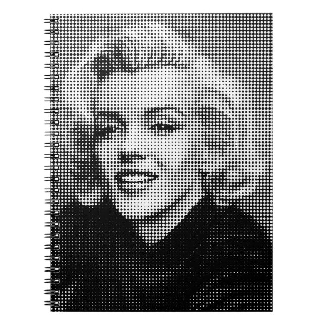 Pop-Kunst Marilyn Notizblock (Vorderseite)
