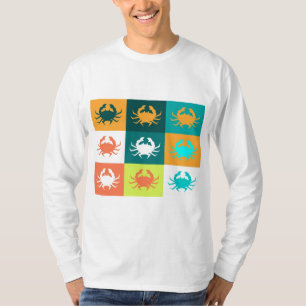 Pop-Kunst mit Krabben 6 T-Shirt