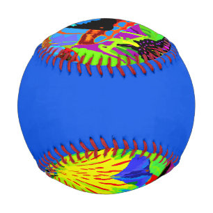 Pop-Kunst-Natur-Baseball Baseball