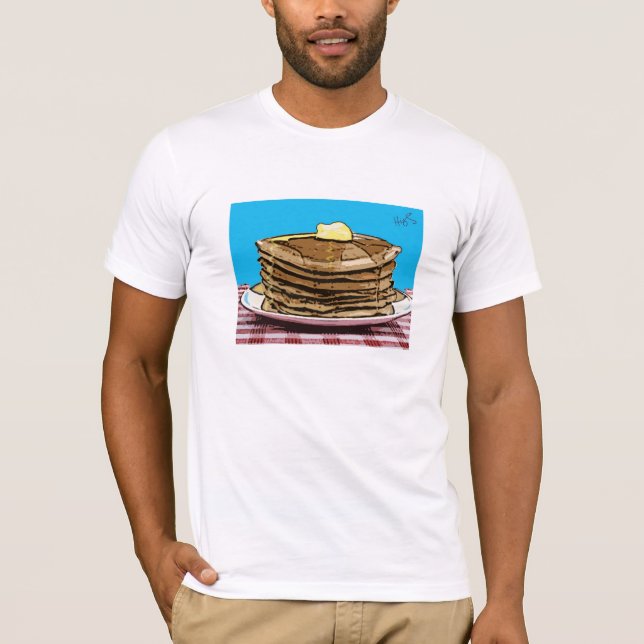 Pop-Kunst-Pfannkuchen T-Shirt (Vorderseite)