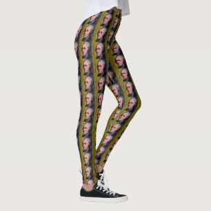 Pop-Kunst-Porträt Alexanders Hamilton Leggings
