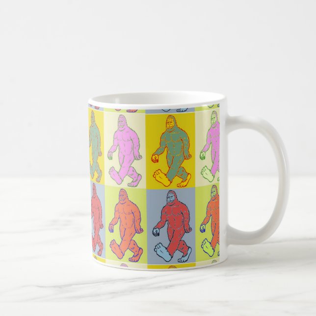 Pop-Kunst Sasquatch Tasse (Rechts)
