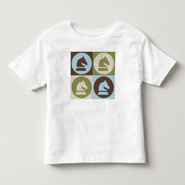 Pop-Kunst-Schach Kleinkind T-shirt (Vorderseite)