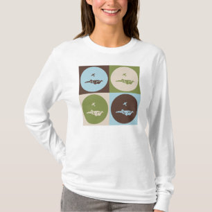 Pop-Kunst Skydiving T-Shirt