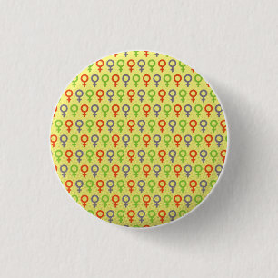 Pop-Kunst-Venus-Knopf Button