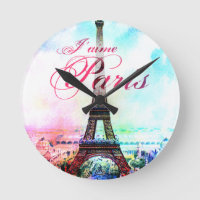 Pop-Kunst-Vintager Eiffel-Turm